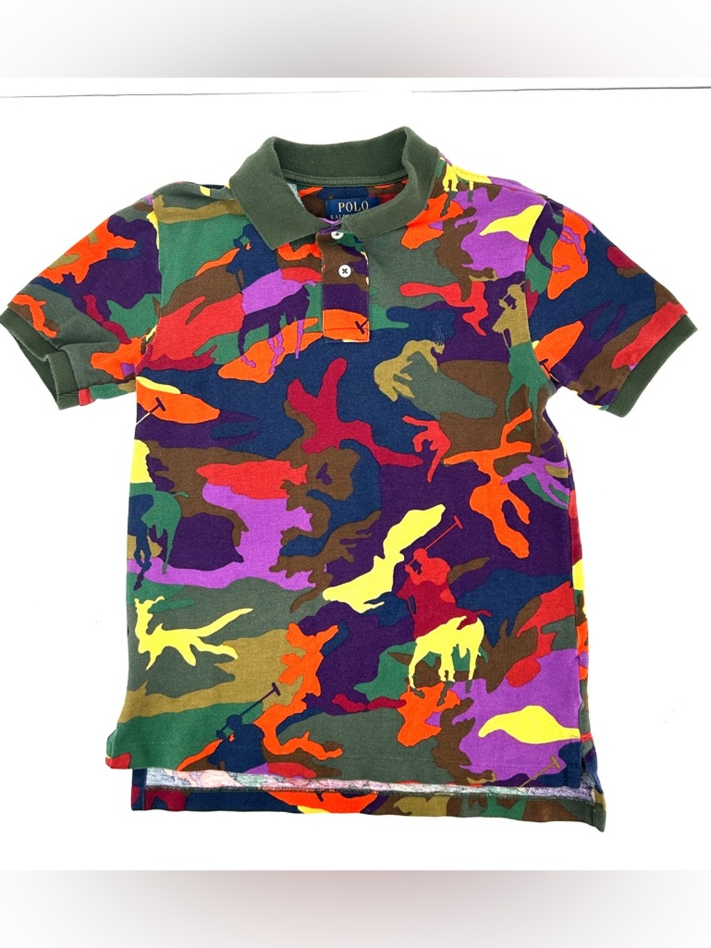Boys Polo Ralph Lauren Shirt Pony Camo